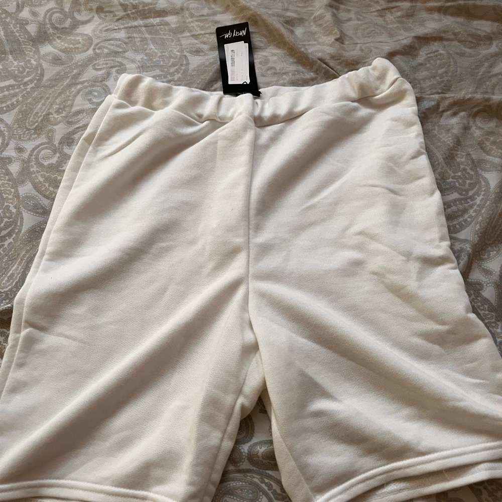 white shorts